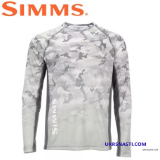 Реглан Simms Challenger Solar-Tech Jersey Hex Flo Camo Steel размер 2XL